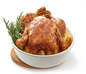 Image showing roasted chicken and vegetables