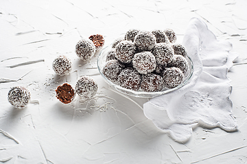 Image showing Rum coconut balls