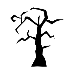 Image showing Halloween black tree