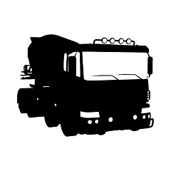 Image showing Truck Silhouette