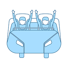 Image showing Roller Coaster Cart Icon