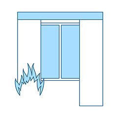 Image showing Home Fire Icon