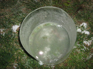 Image showing Ice glass