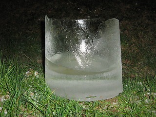 Image showing Ice glass