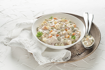 Image showing Russian salad french salad