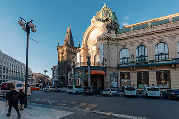 Image showing Municipal House, Czech Obecni dum in Prague