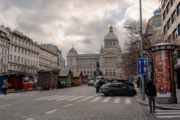 Image showing Saint Wenceslaus statue on Vaclavske Namesti in Prague, Czech Republic