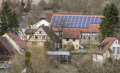 Image showing rural village in Hohenlohe