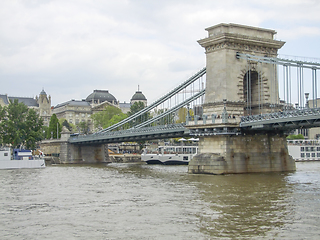 Image showing Chain Bridge in Budapest