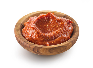 Image showing bowl of tomato and red pepper dip