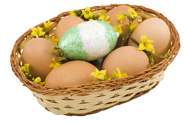 Image showing Colourful Easter Eggs