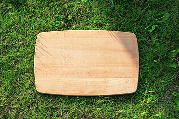 Image showing empty wooden cutting board