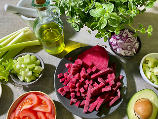 Image showing various fresh raw vegetables