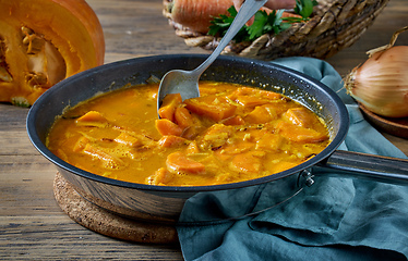 Image showing pumpkin and carrot stew