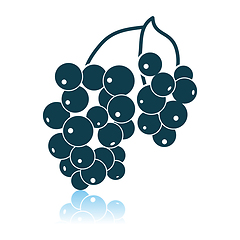 Image showing Icon Of Black Currant