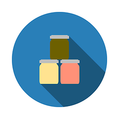 Image showing Baby Glass Jars Icon