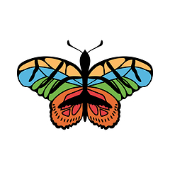 Image showing Butterfly Icon