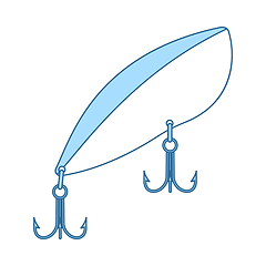Image showing Icon Of Fishing Spoon