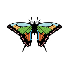 Image showing Butterfly Icon