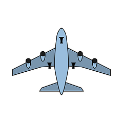 Image showing Airplane Takeoff Icon