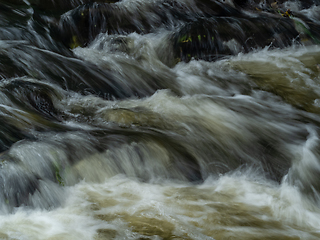 Image showing Afon Cefni Flowing over Rocks