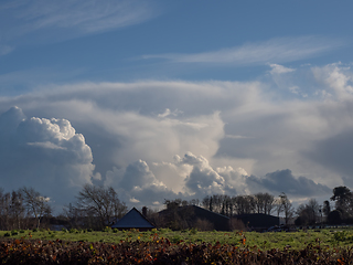 Image showing Afternoon Sky over Sussex