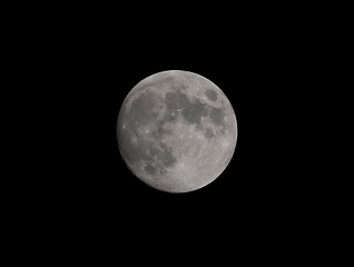 Image showing Moon Waxing Gibbous