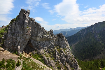 Image showing Sarnia Skala peak in Tatra mountains Poland