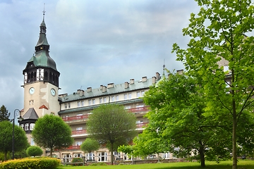 Image showing Landmark in Swieradow Zdroj, Jizera Mountains