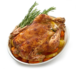 Image showing whole roasted chicken