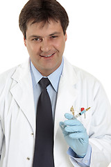 Image showing Doctor with syringe needle