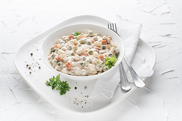 Image showing Russian salad french salad