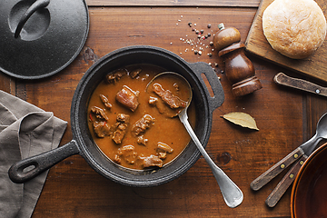 Image showing Beef stew goulash