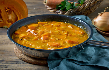 Image showing pumpkin and carrot stew