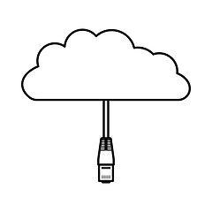 Image showing Network Cloud Icon