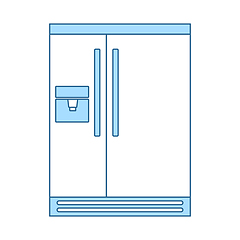 Image showing Wide Refrigerator Icon