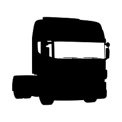 Image showing Truck Silhouette