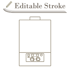 Image showing Gas Boiler Icon