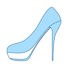 Image showing High Heel Shoe Icon