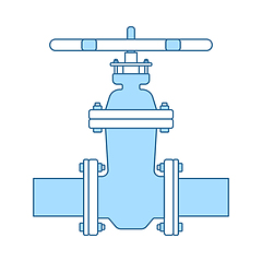 Image showing Pipe Valve Icon