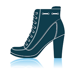 Image showing Ankle Boot Icon