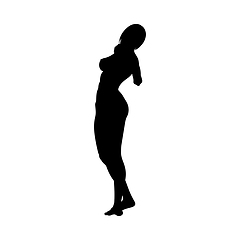 Image showing Naked sexy girls silhouette