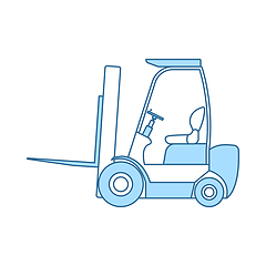 Image showing Warehouse Forklift Icon