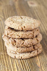 Image showing crumble wheat cookies