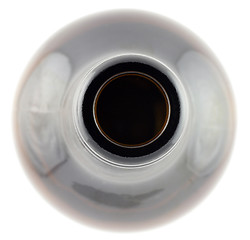 Image showing Top view of a bottle