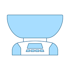 Image showing Kitchen Electric Scales Icon