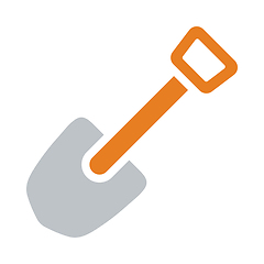 Image showing Icon Of Camping Shovel