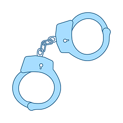 Image showing Police Handcuff Icon