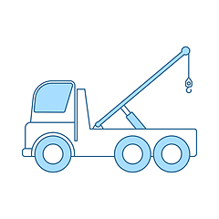 Image showing Car Towing Truck Icon