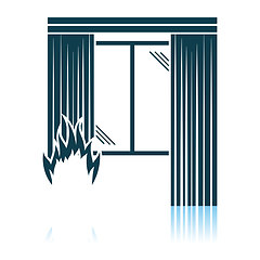 Image showing Home Fire Icon